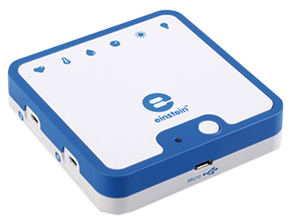 Fourier Einstein LabMate Plus, bluetooth Datenlogger inkl. 6 interne Sensoren, 4 Sensor-Ports, Akku 
