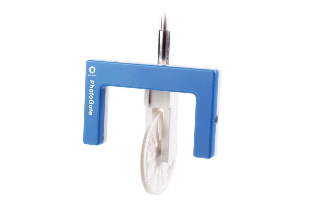 Fourier ENSMPA122 Superrolle Speichenrad mit Fotoschranke und Stativstange, Messbereich 0 bis 99 m/s 