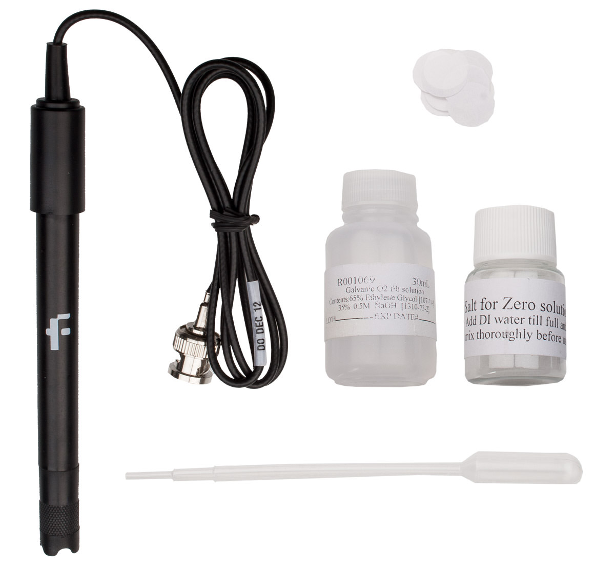 Fourier DT118 Sauerstoff-Elektrode (02), Messbereich Wasser 0 bis 12,5mg/L und Luft 0 bis 25 % 