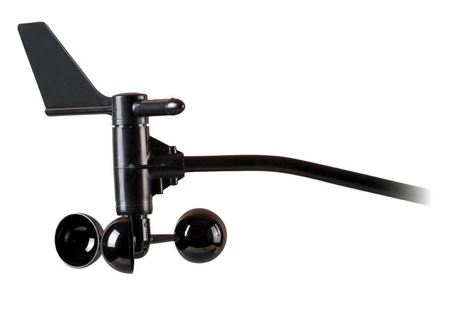 Fourier ENANM012A Windmesser, Messbereich Windgeschwindigkeit 0 bis km/h / Windrichtung 0 bis 360° 