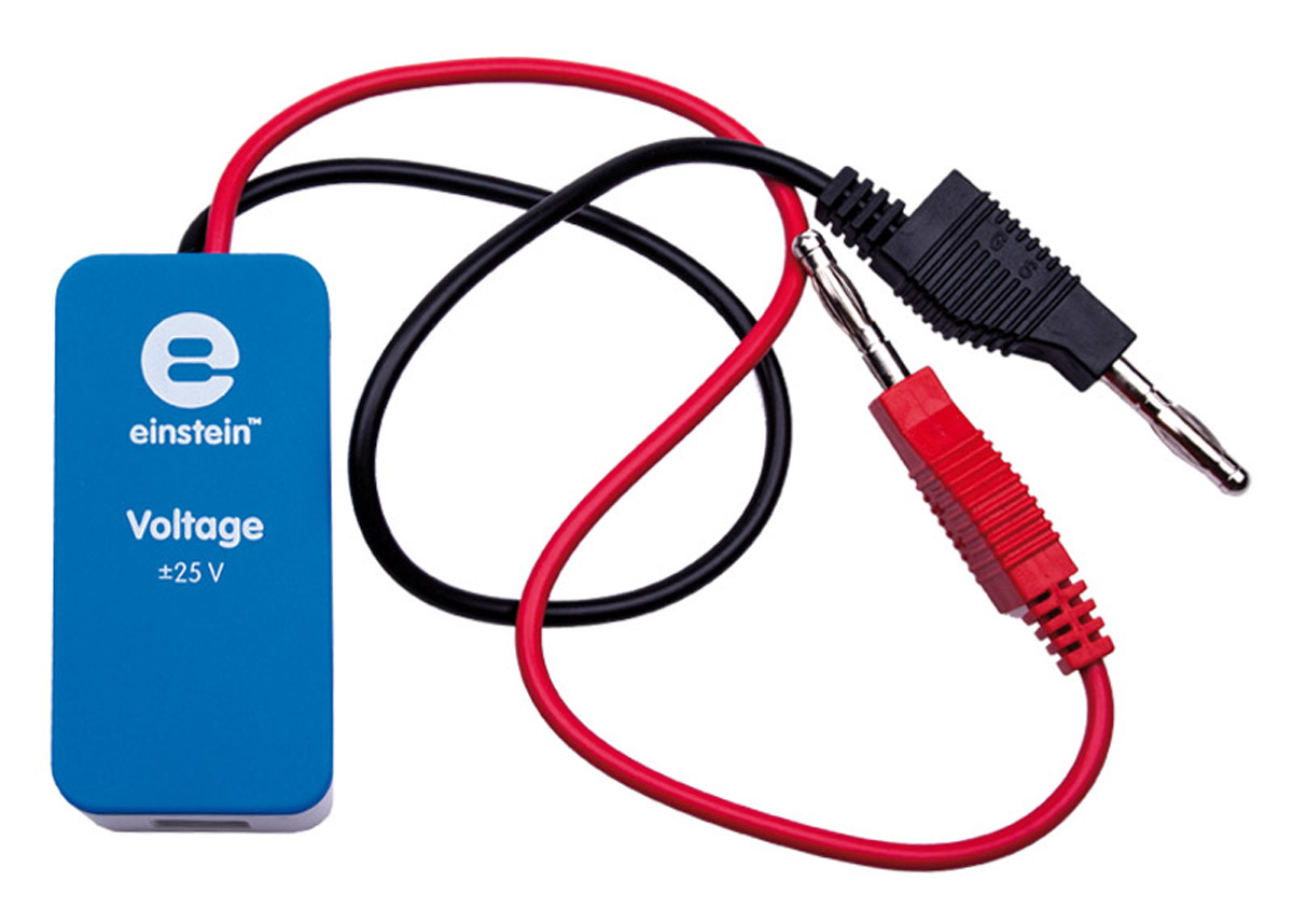 Fourier ENVLT001 Spannungssensor für EinsteinTab und LabMate, Messbereich ± 25 Volt 