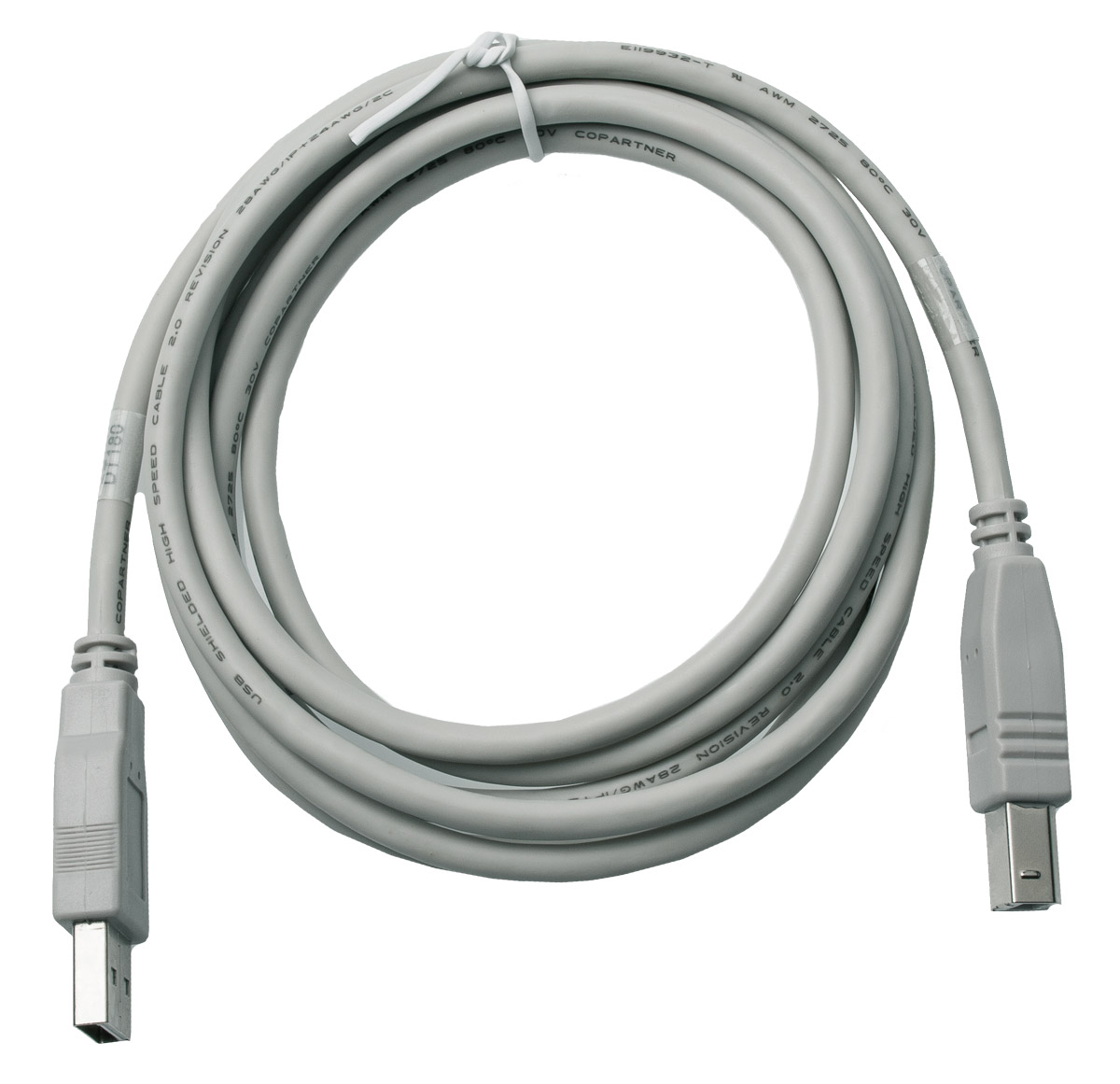 Fourier DT180 USB-Link-Kabel, USB-B (Stecker)USB-A (Stecker), Länge 2m 