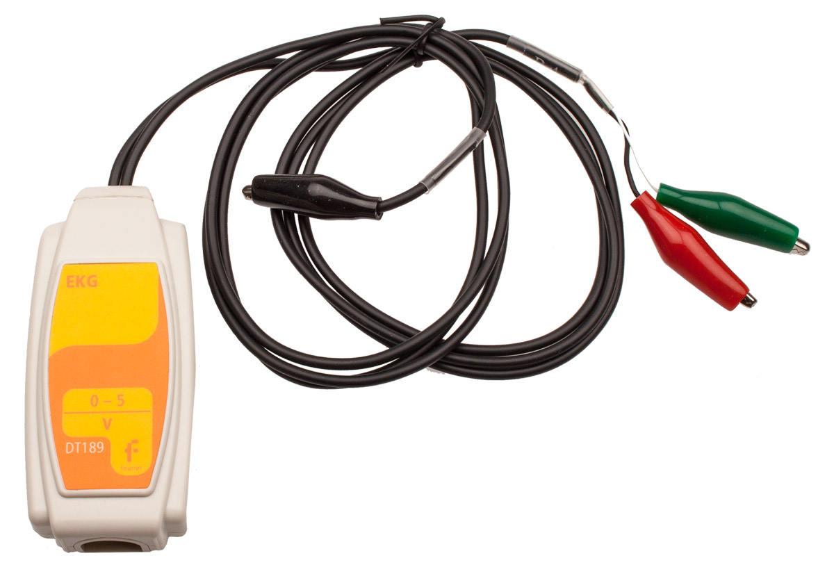 Fourier DT189A EKG-Sensor (Herzstrom) Elektrokardiogramm, Messbereich 0 bis 5 Volt 