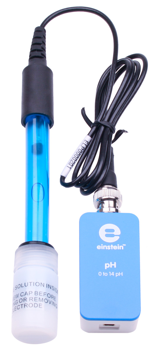 Fourier ENPHF052 pH-Sensor flache Elektrode für Flüssigkeiten & Feststoffe, Messbereich 0 bis 14 pH 